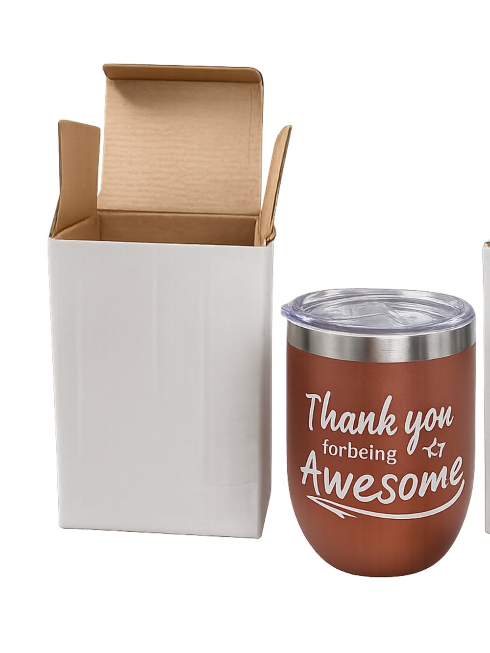 Stainless steel wine tumbler